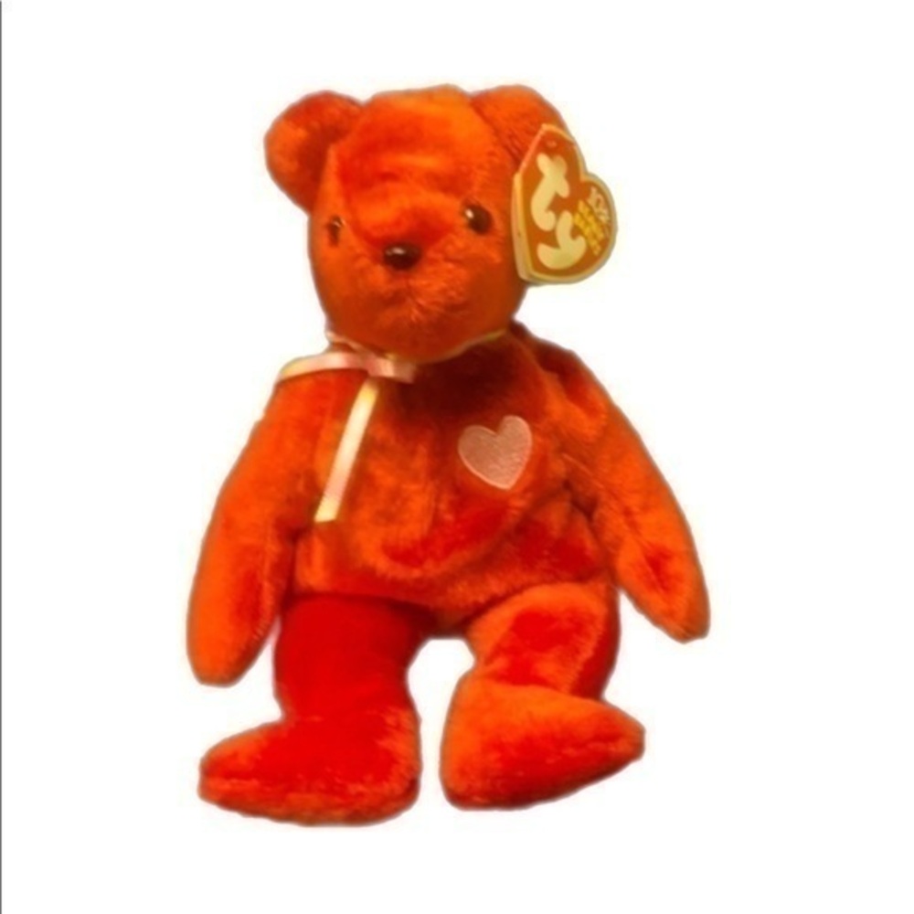 Ty Beanie Baby - KISS-E the Bear Stuffed Animal with MINT TAGS